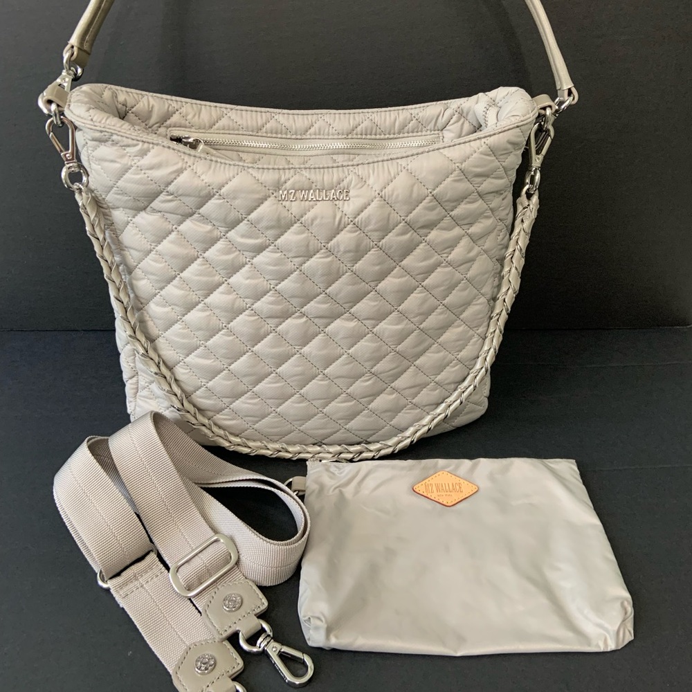 MZ Wallace Crosby Hobo Sold Out Pewter